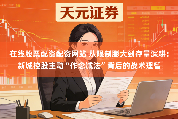 在线股票配资配资网站 从限制膨大到存量深耕：新城控股主动“作念减法”背后的战术理智
